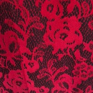 White House Black Market Red/Black Pants